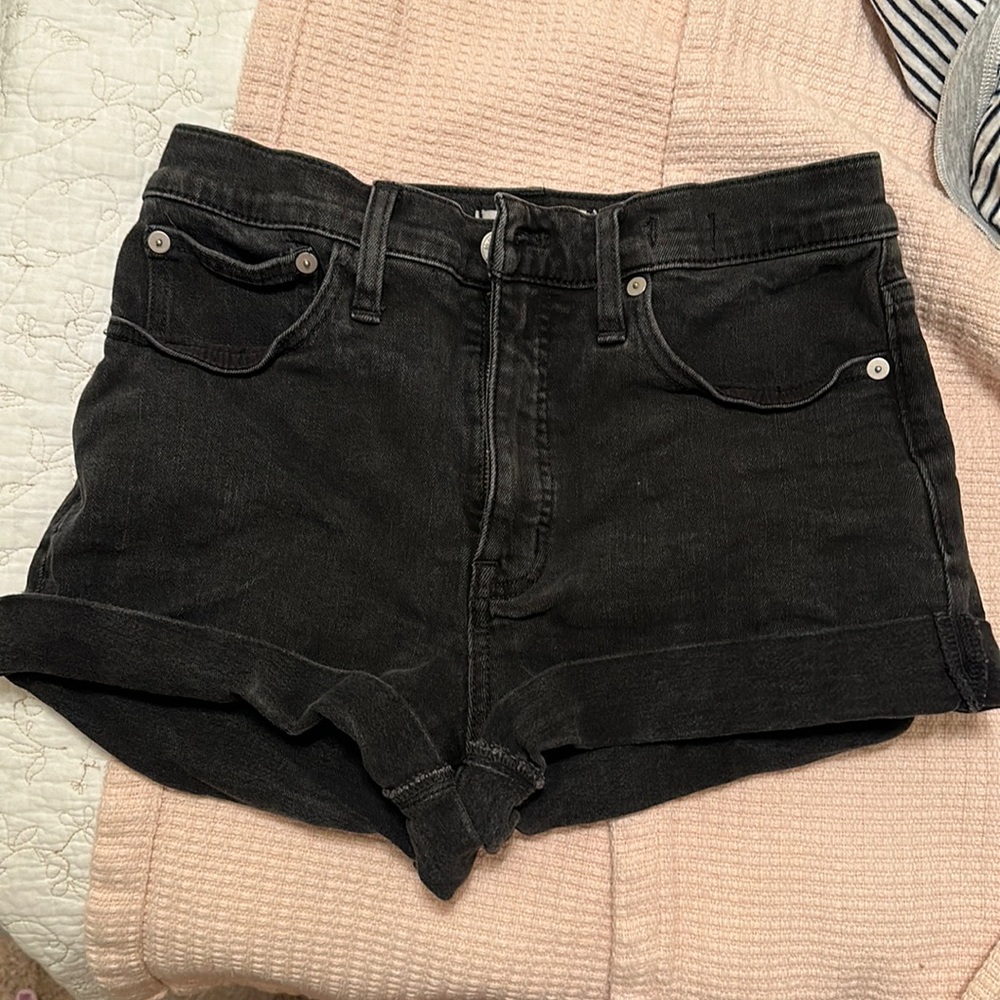 Black Sz 26 madewell shorts